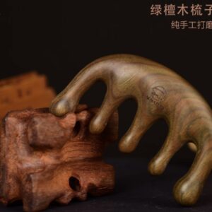 Natural Green Sandalwood Comb